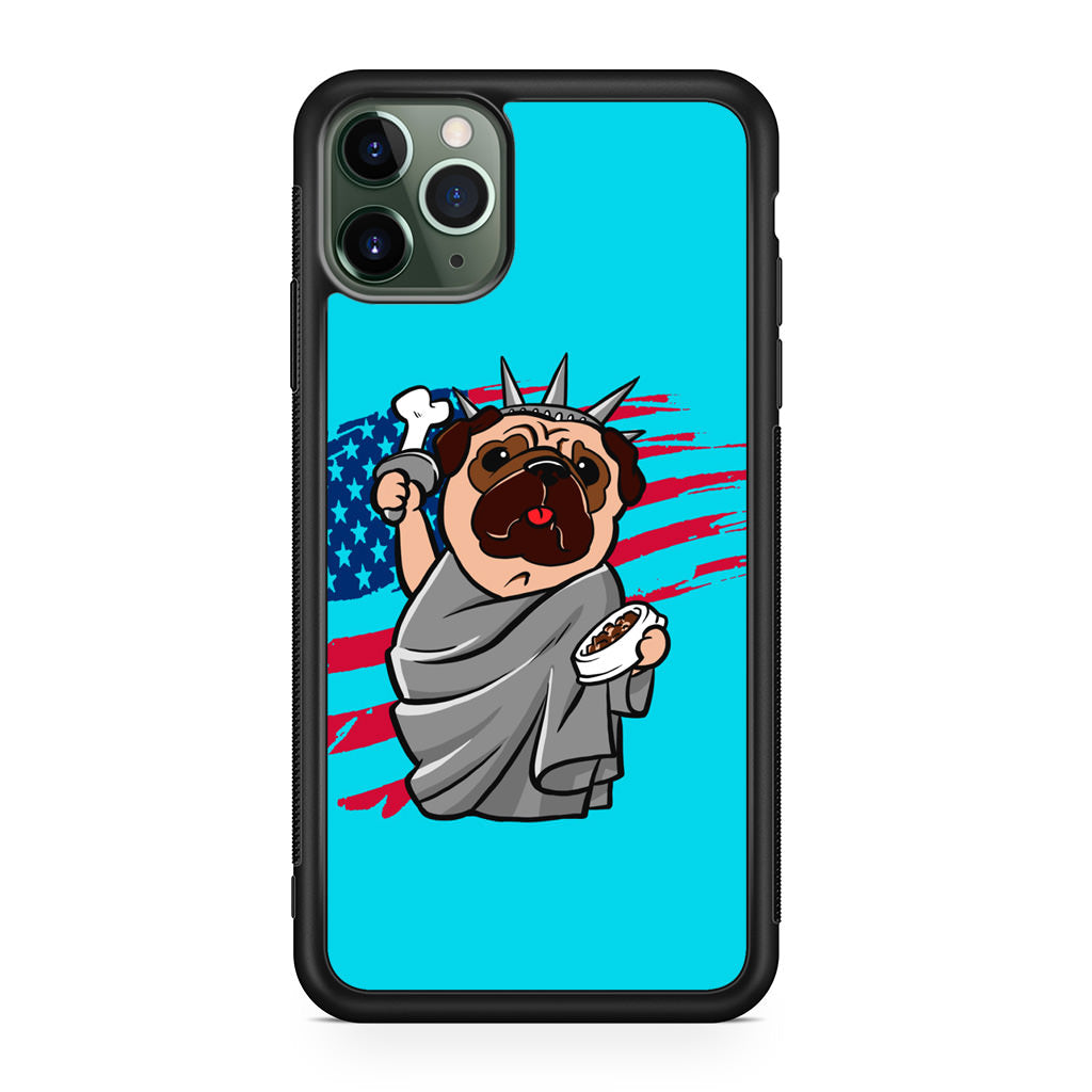 Independence Day Pug iPhone 11 Pro Case