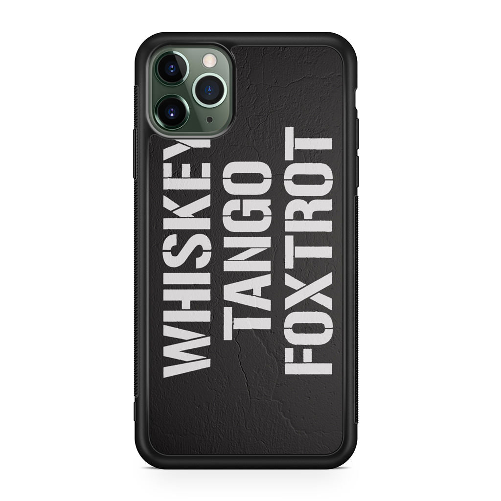 Military Signal Code iPhone 11 Pro Case