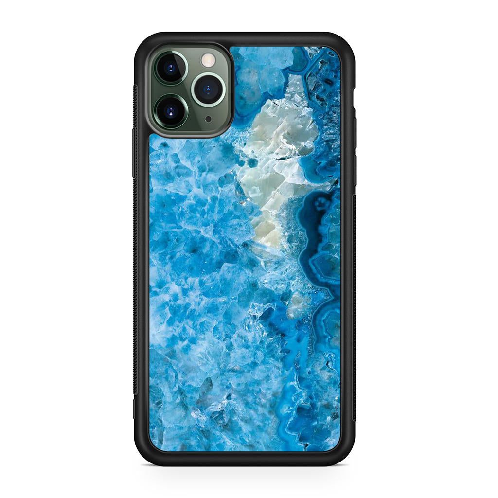 Navy Blue Marble iPhone 11 Pro Case