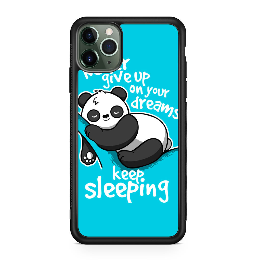 Panda Keep Sleeping iPhone 11 Pro Max Case