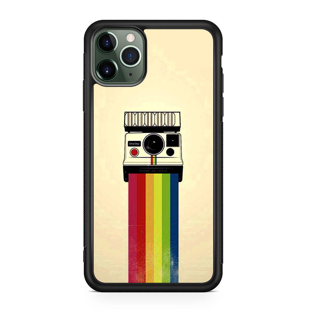 Polaroid Camera Colorful Rainbow iPhone 11 Pro Max Case