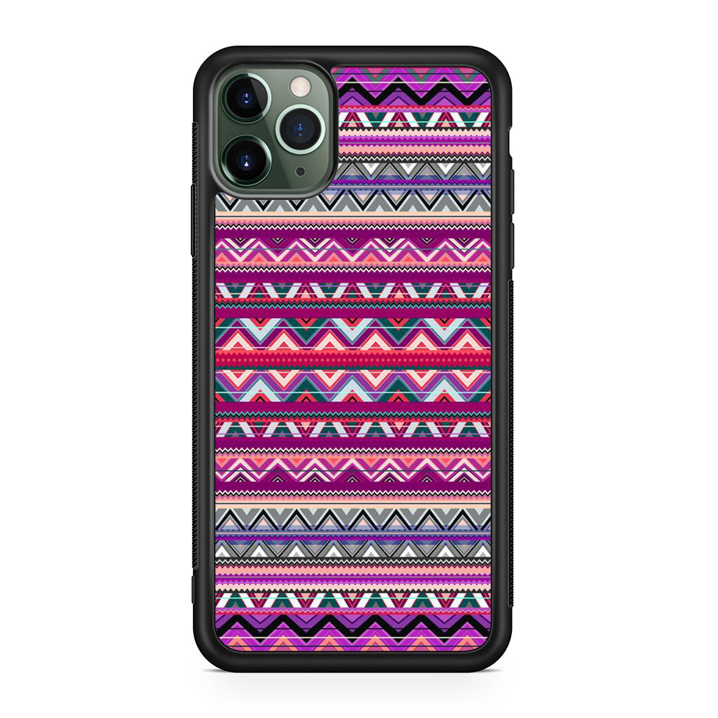 Purple Aztec Art iPhone 11 Pro Case