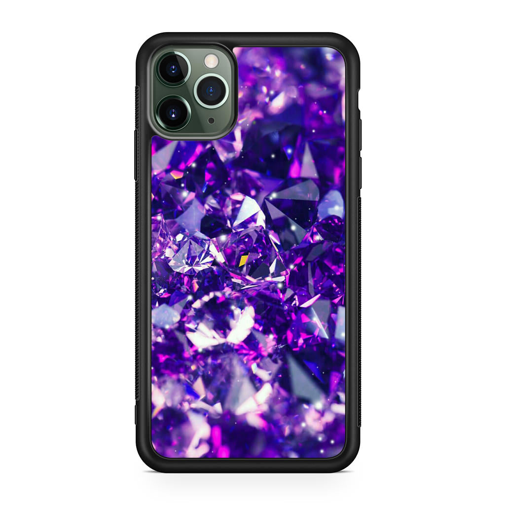 Purple Crystal iPhone 11 Pro Case