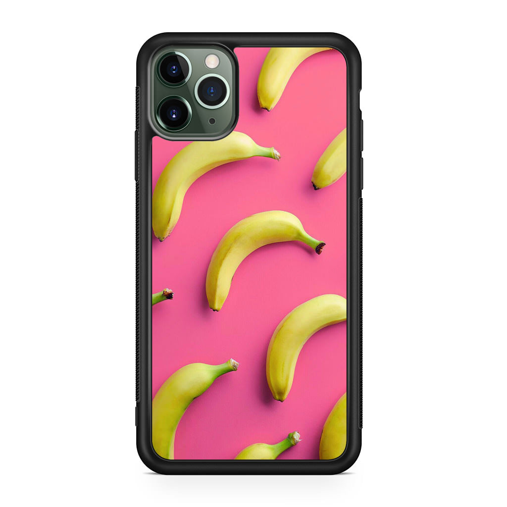 Real Bananas Fruit Pattern iPhone 11 Pro Case