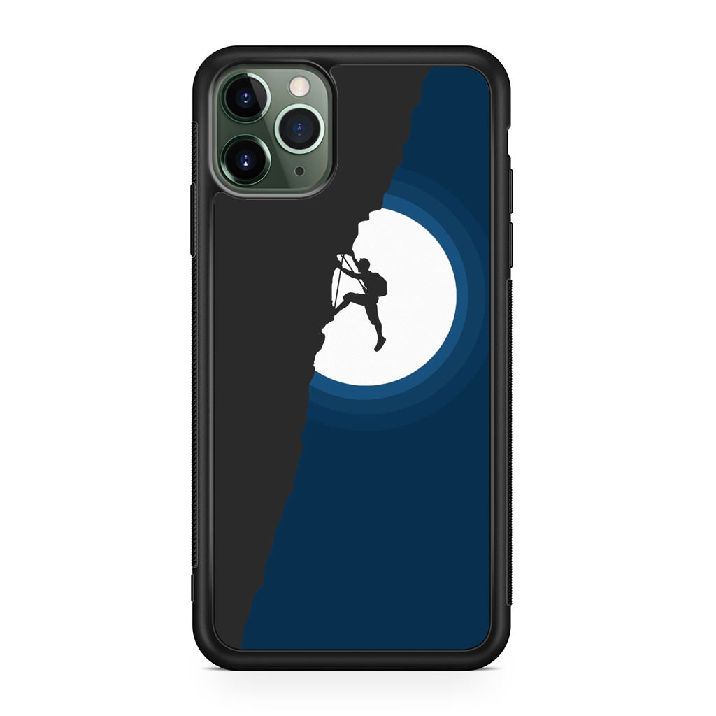 Silhouette of Climbers iPhone 11 Pro Case