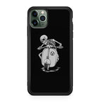 Skeleton Rides Scooter iPhone 11 Pro Case