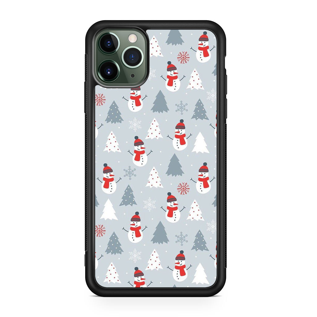 Snowmans Pattern iPhone 11 Pro Max Case