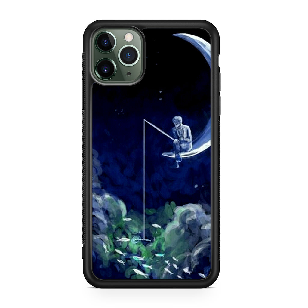 Tardis Walking To The Moon iPhone 11 Pro Max Case