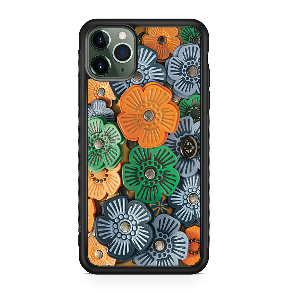 Tea Rose Applique iPhone 11 Pro Max Case