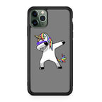 Unicorn Dabbing Grey iPhone 11 Pro Max Case