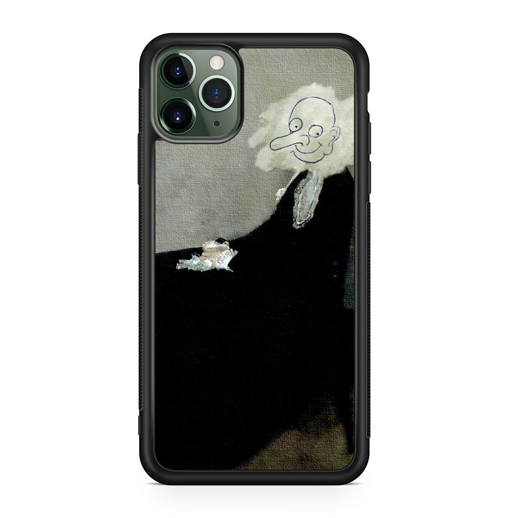 Whistler's Mother by Mr. Bean iPhone 11 Pro Max Case