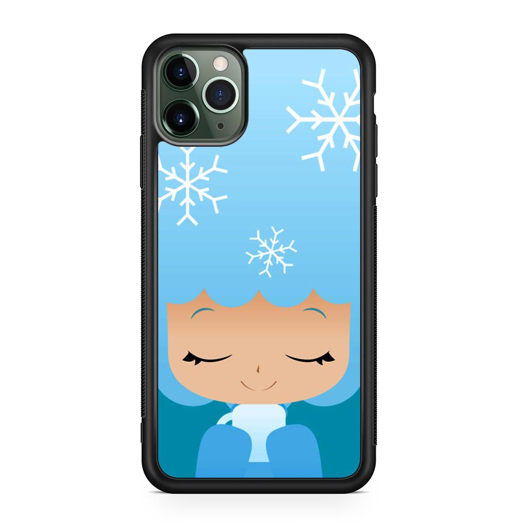 Winter Afro Girl iPhone 11 Pro Case