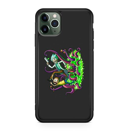 Rick And Morty Pass Through The Portal iPhone 11 Pro Max Case