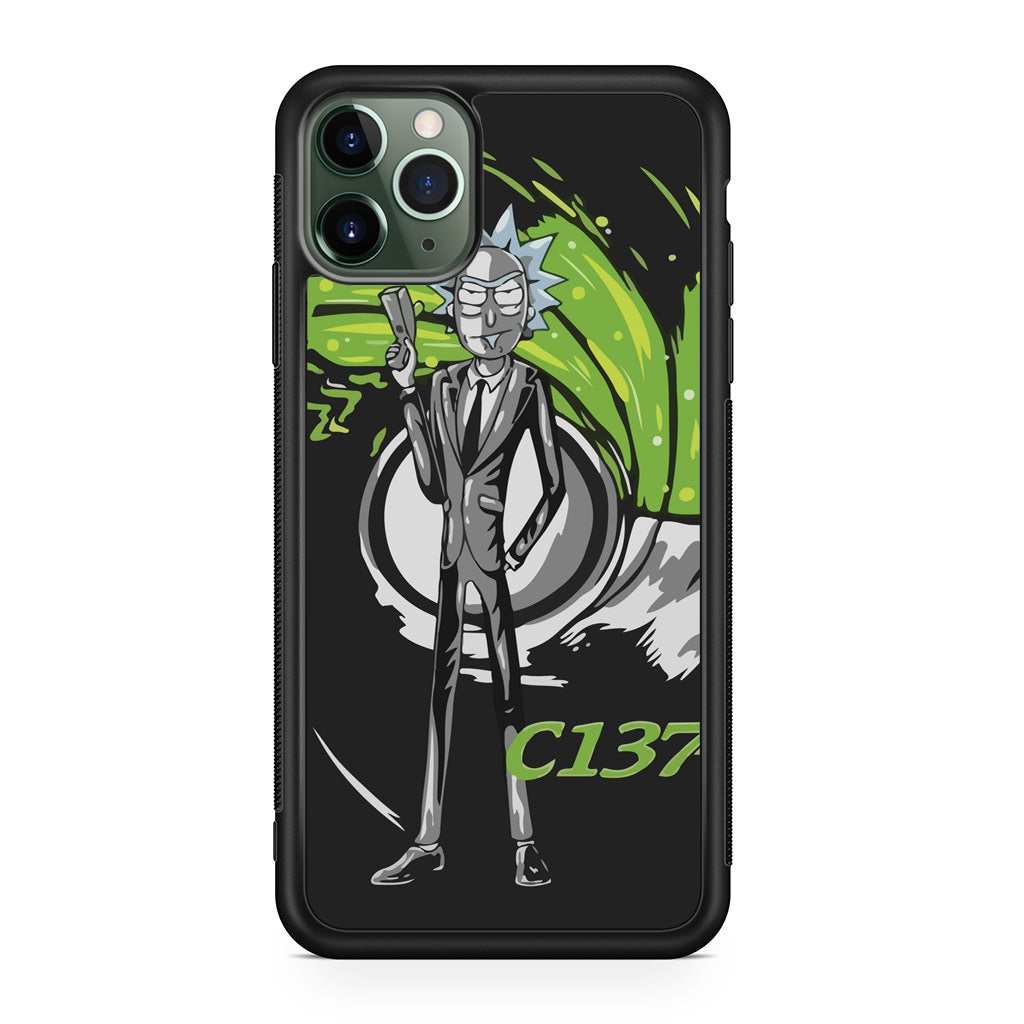 Rick Sanchez Agent C137 iPhone 11 Pro Max Case