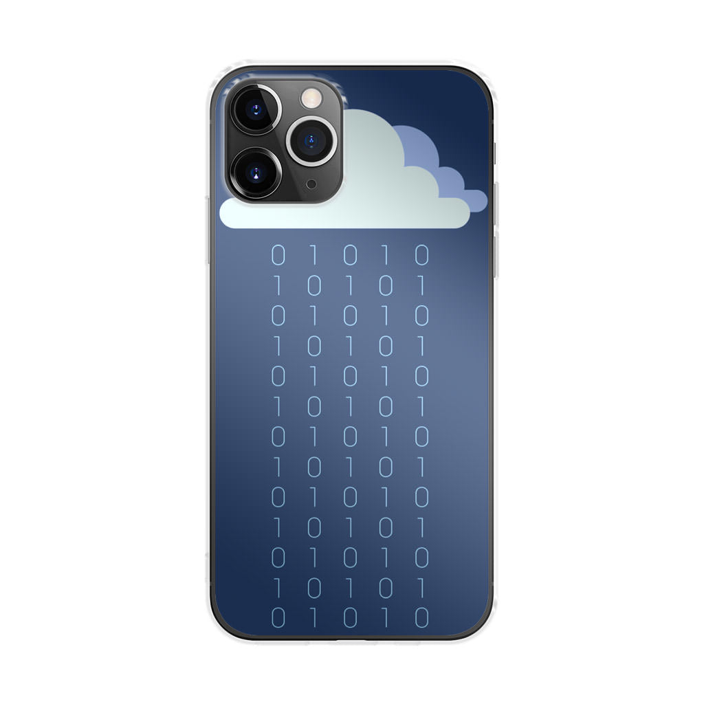 Abstract Binary Minimalist iPhone 11 Pro Case