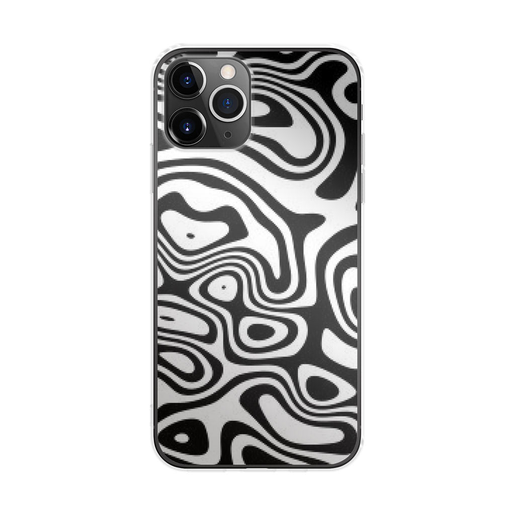 Abstract Black and White Background iPhone 11 Pro Case