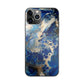 Abstract Golden Blue Paint Art iPhone 11 Pro Case