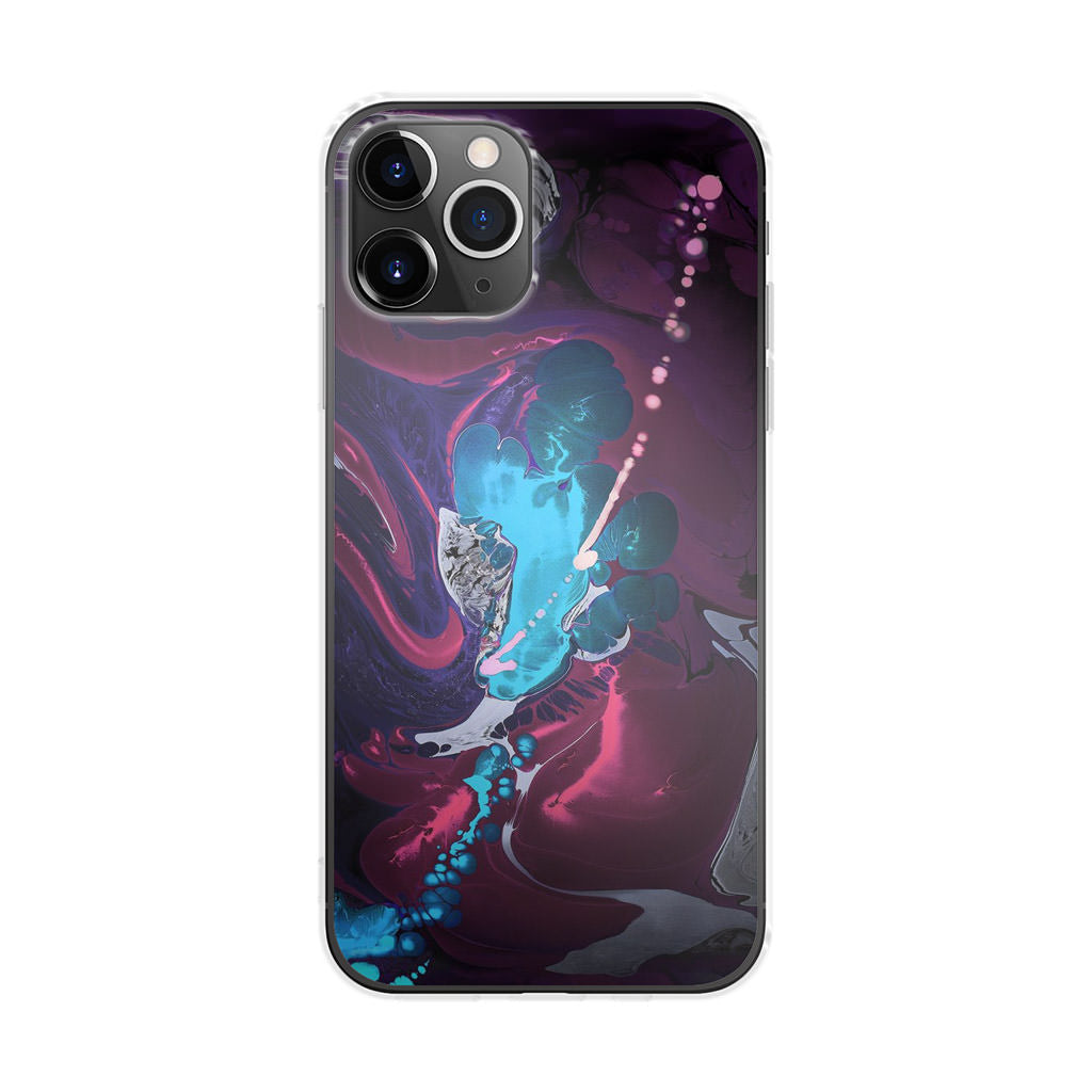 Abstract Purple Blue Art iPhone 11 Pro Case