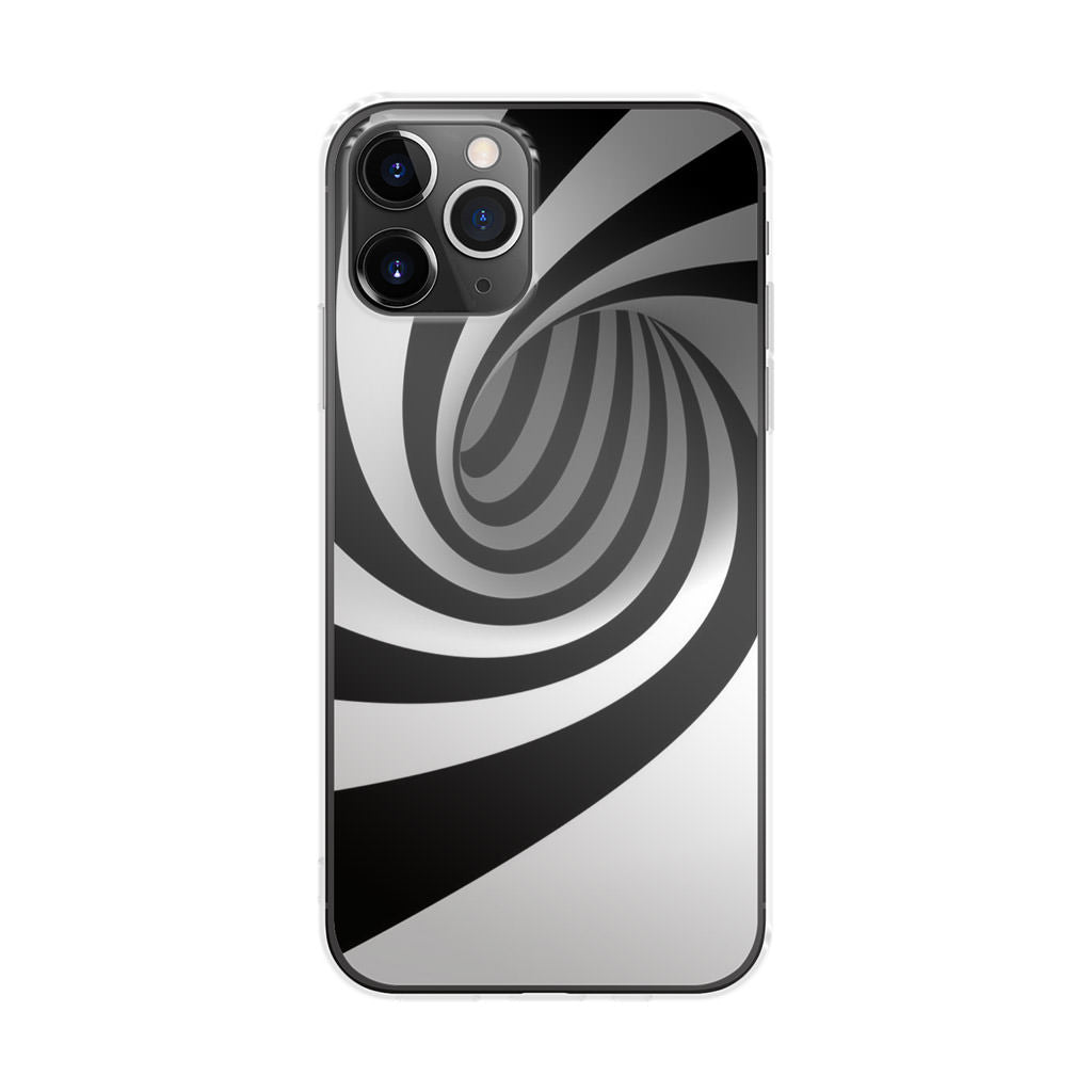 Black and White Twist iPhone 11 Pro Case