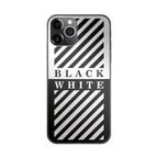 Black White Stripes iPhone 11 Pro Case