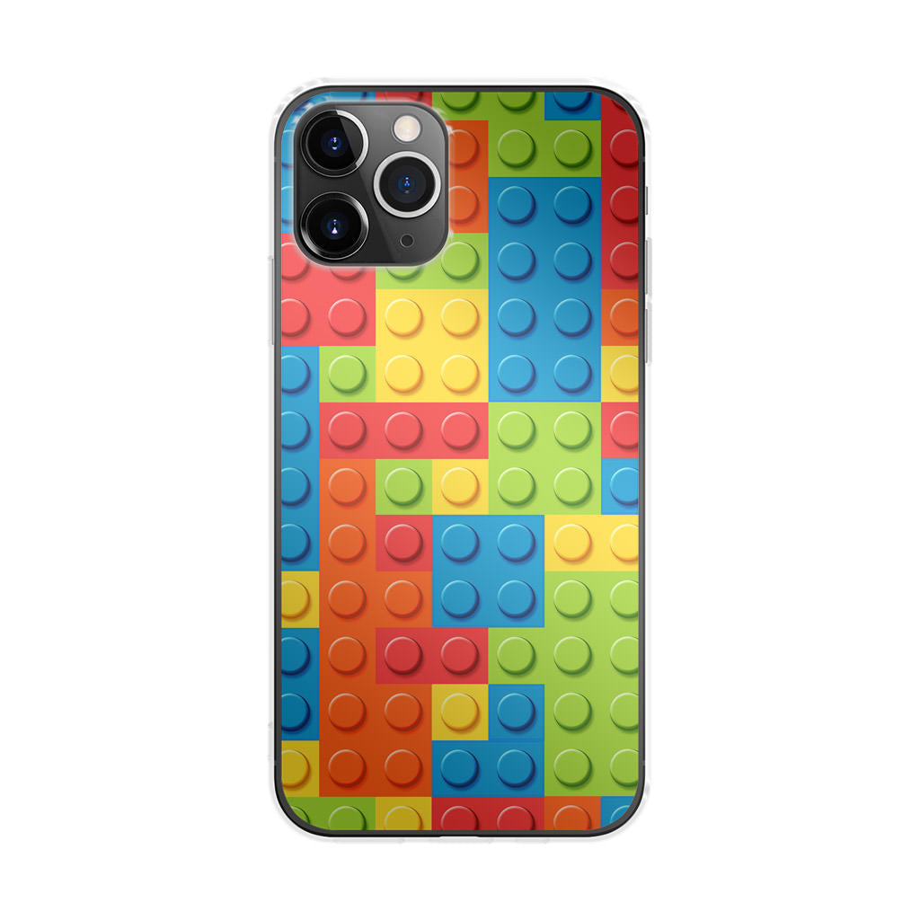 Blocks Rainbow Pattern iPhone 11 Pro Case