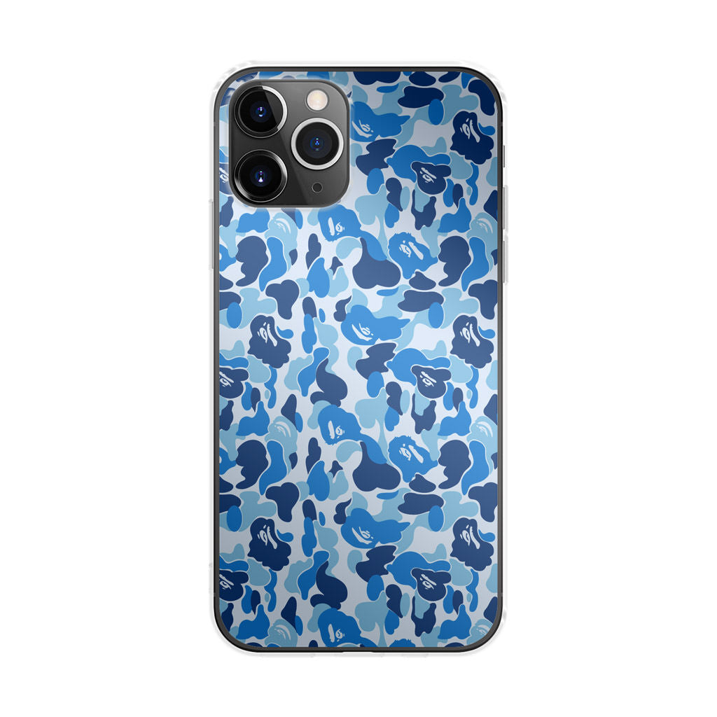 Blue Camo iPhone 11 Pro Case