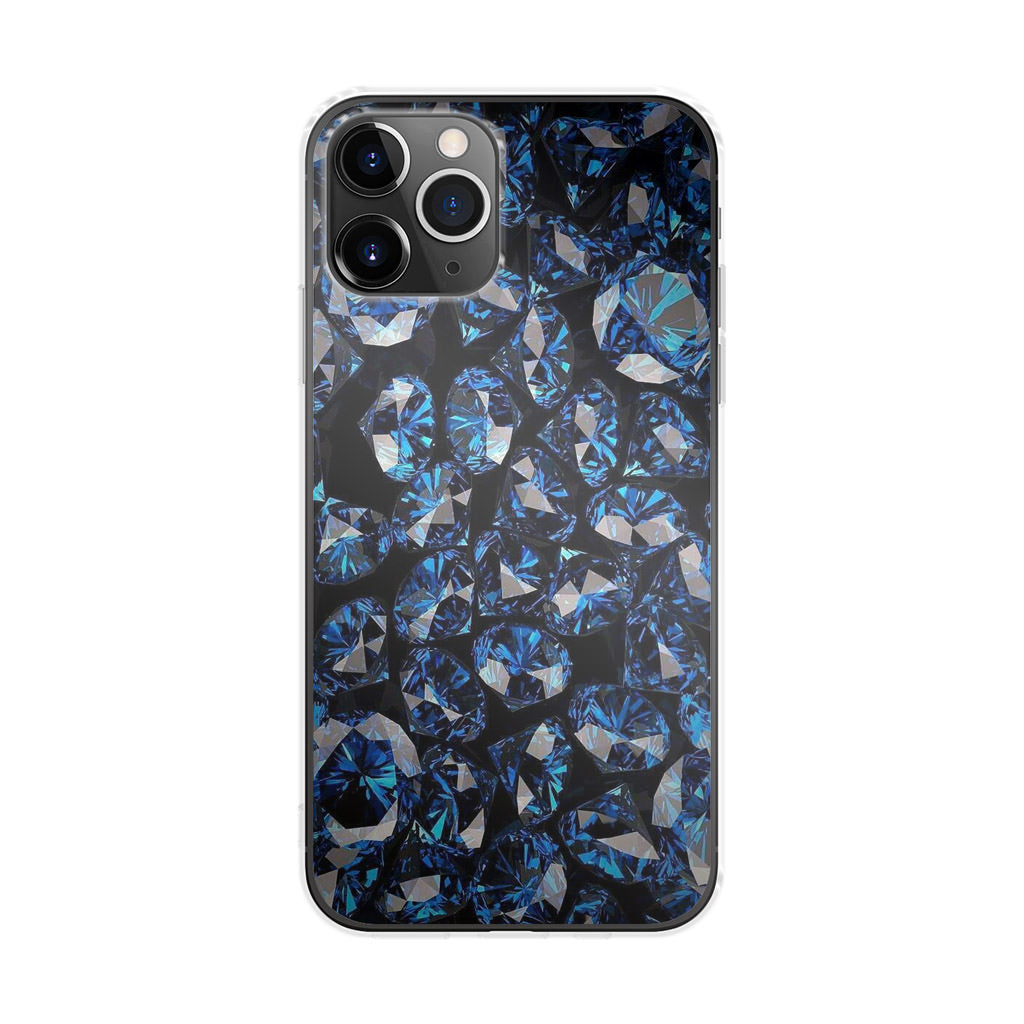 Blue Diamonds Pattern iPhone 11 Pro Case