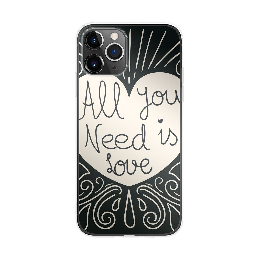 Drawn Love iPhone 11 Pro Case