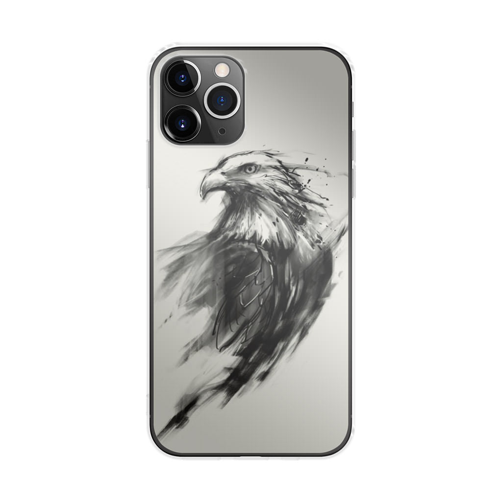 Eagle Art Black Ink iPhone 11 Pro Case