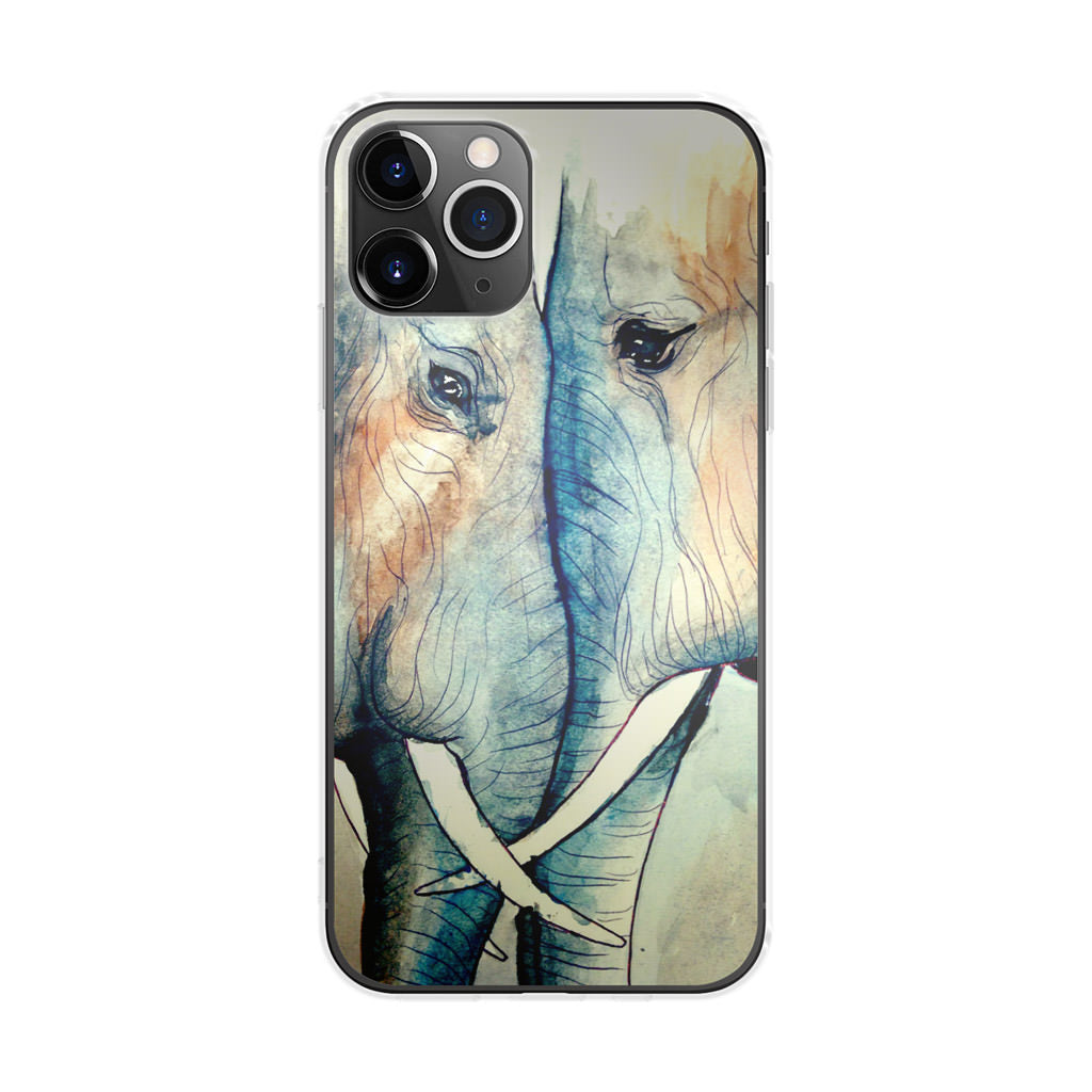 Elephants Sadness iPhone 11 Pro Case
