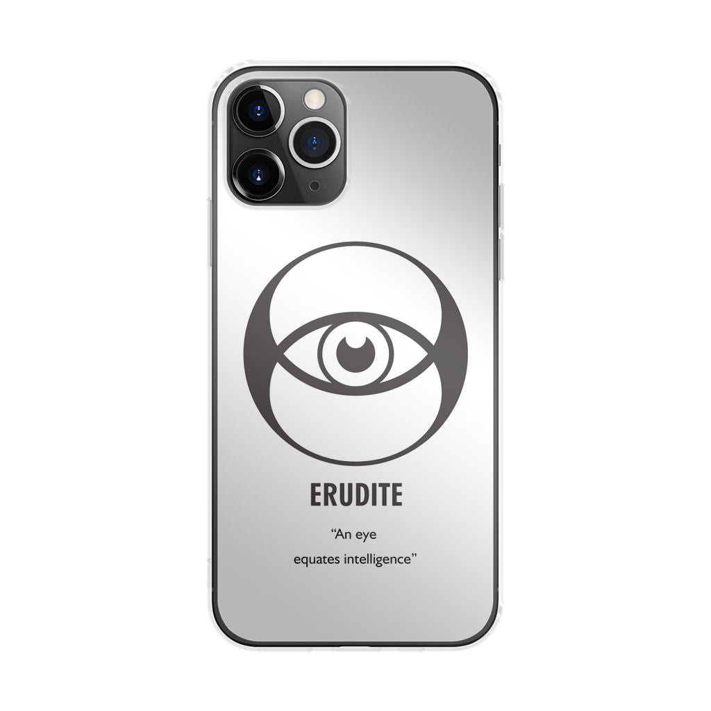 Erudite Divergent Faction iPhone 11 Pro Case