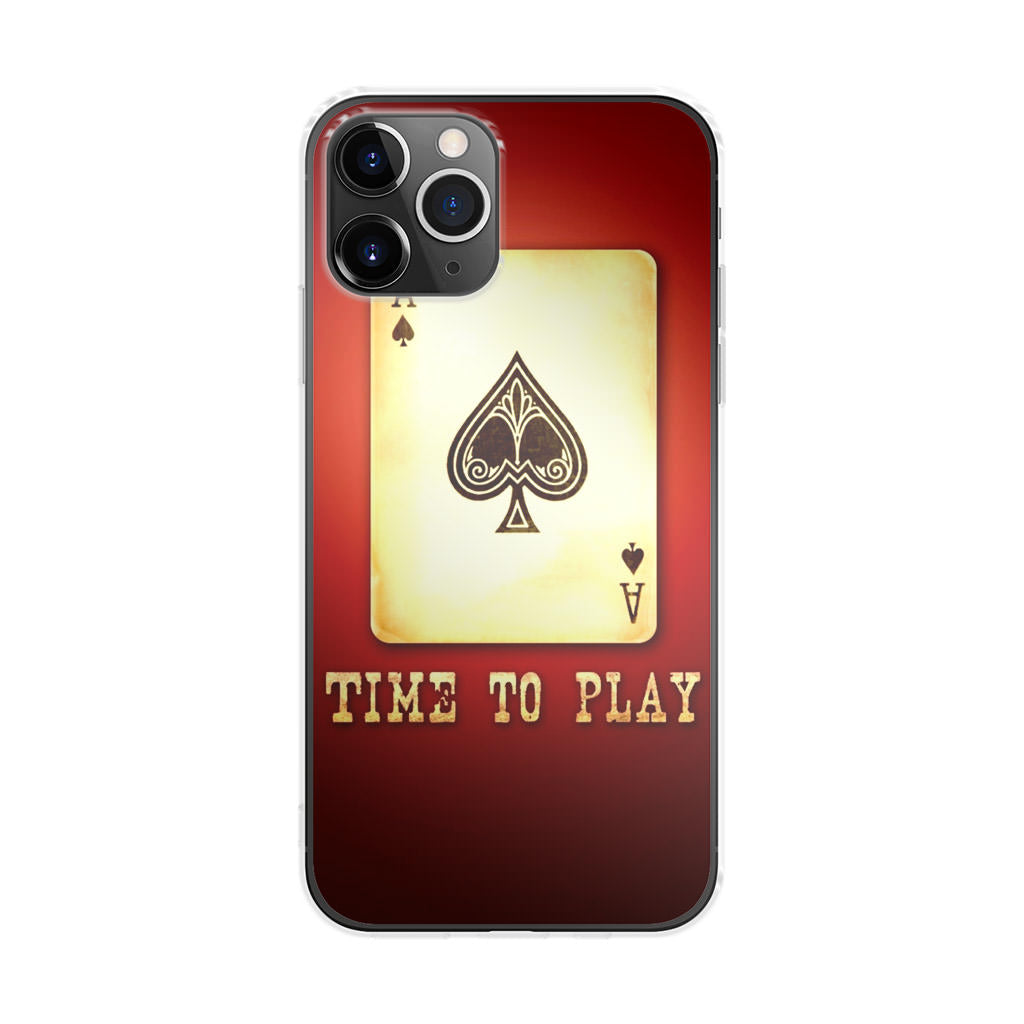 Game Card Time To Play iPhone 11 Pro Case