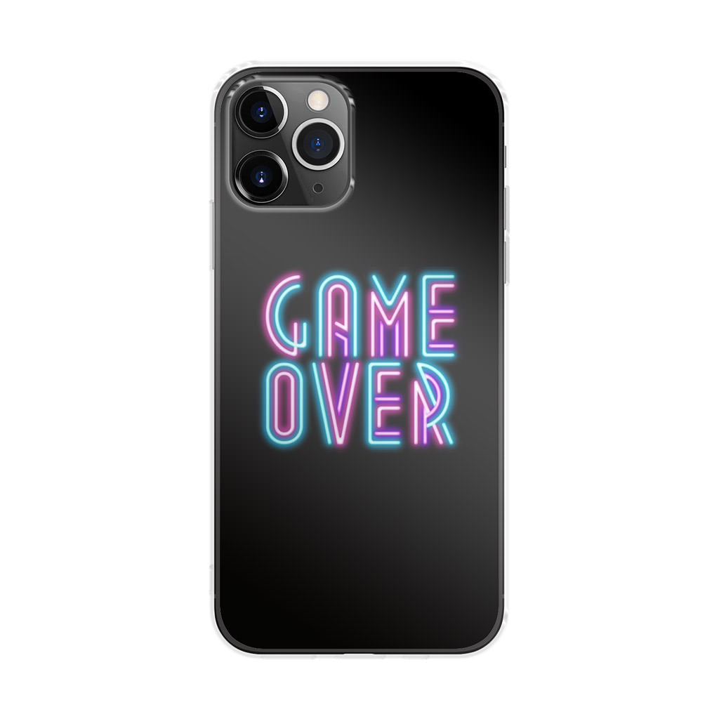 Game Over Neon iPhone 11 Pro Case