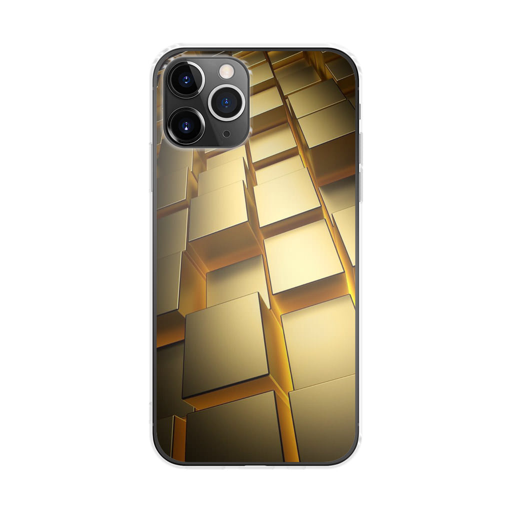 Golden Cubes iPhone 11 Pro Case