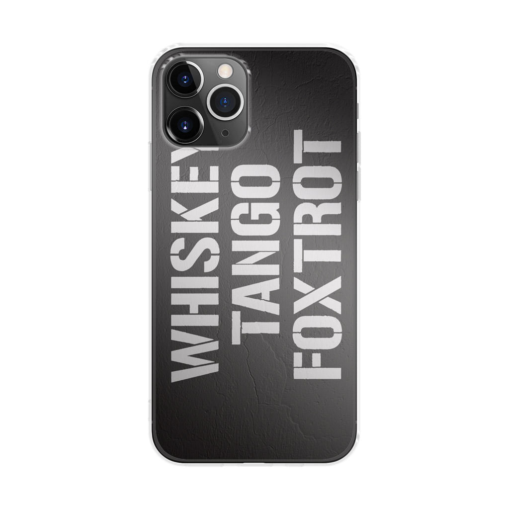 Military Signal Code iPhone 11 Pro Case