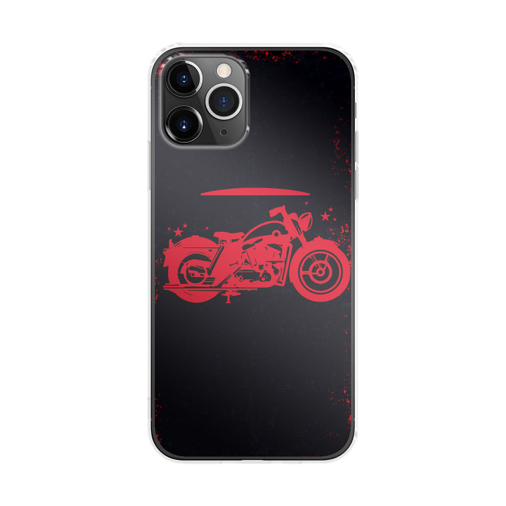 Motorcycle Red Art iPhone 11 Pro Case