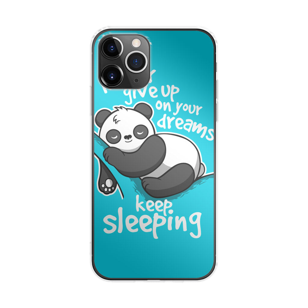 Panda Keep Sleeping iPhone 11 Pro Case