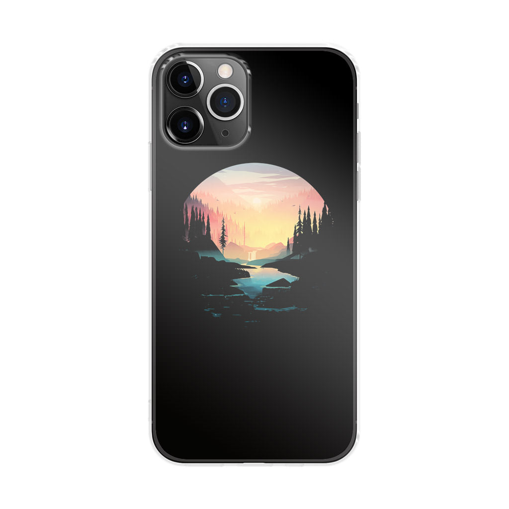 River Path at Dusk iPhone 11 Pro Case