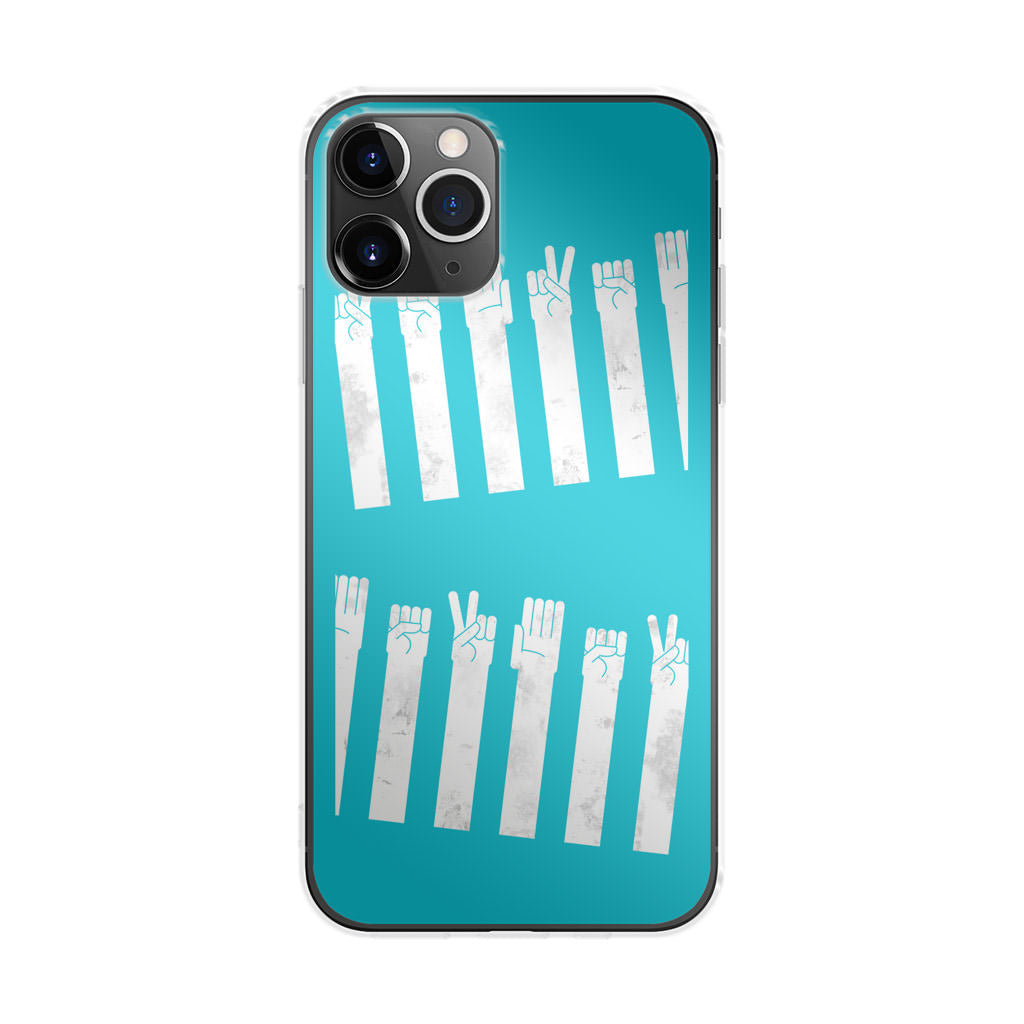 Rock Paper Scissors Zebra Crossing iPhone 11 Pro Max Case