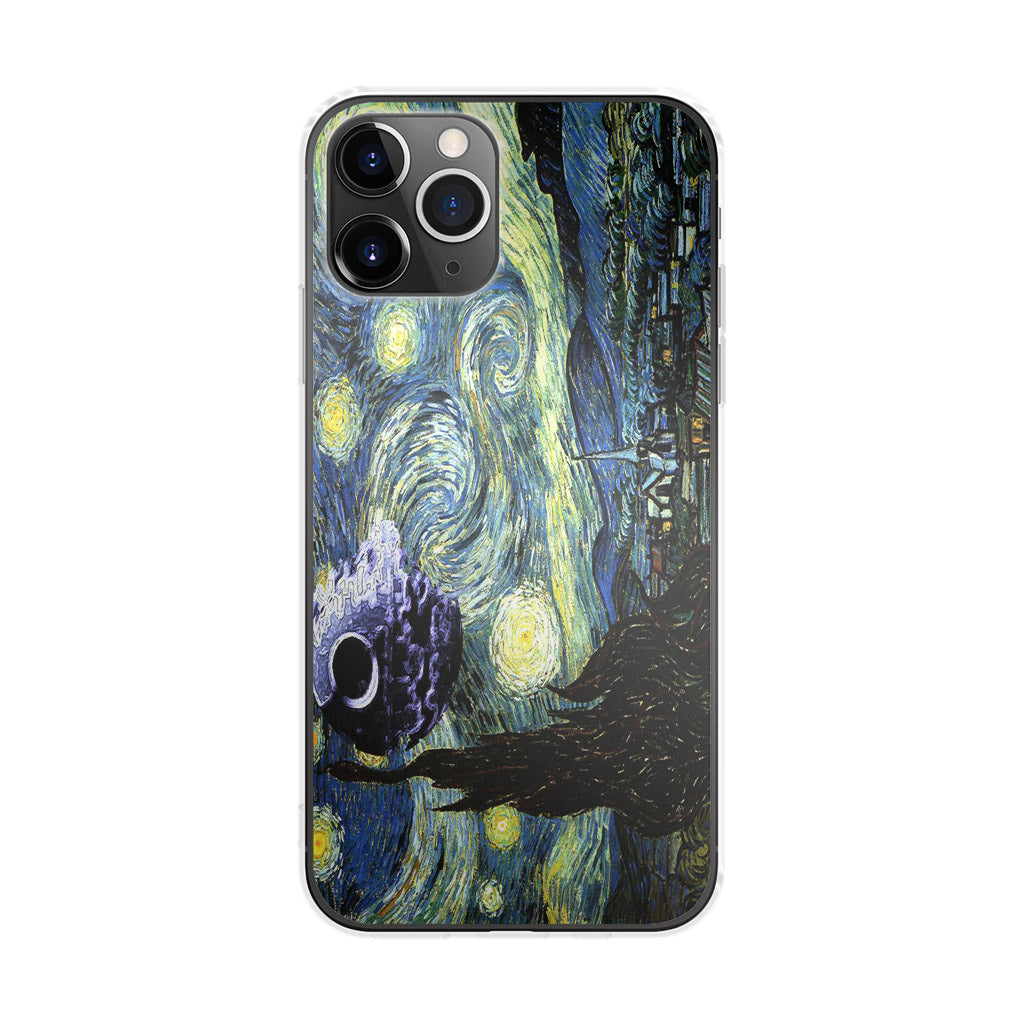 Skellington on a Starry Night iPhone 11 Pro Case