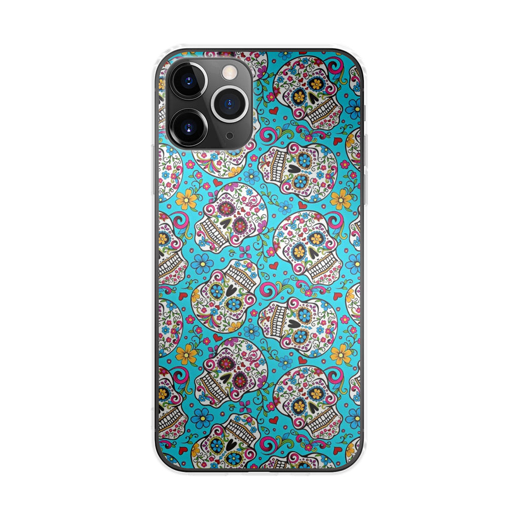 Skull Floral Sugar iPhone 11 Pro Case