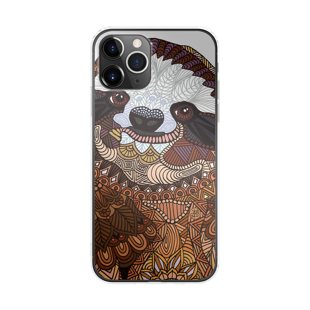 Sloth Ethnic Pattern iPhone 11 Pro Max Case