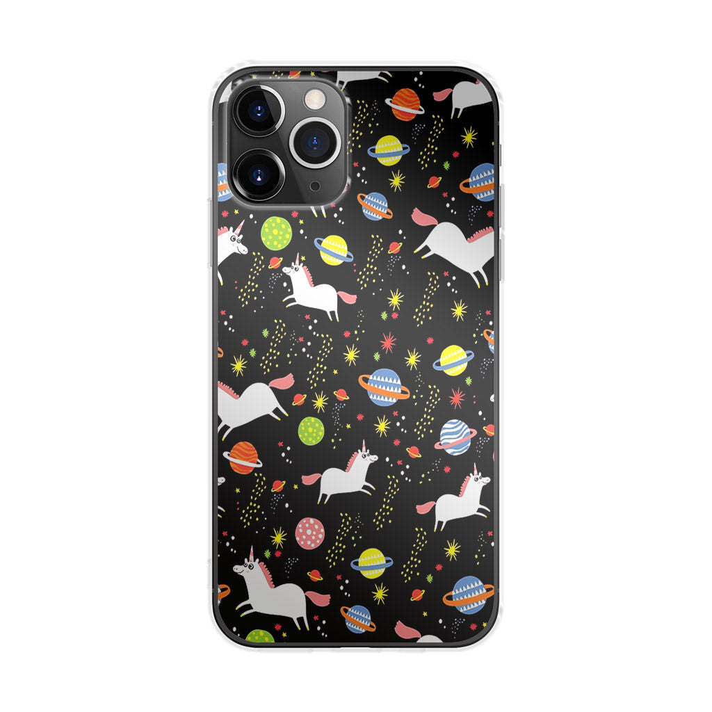 Space Unicorn Pattern iPhone 11 Pro Case