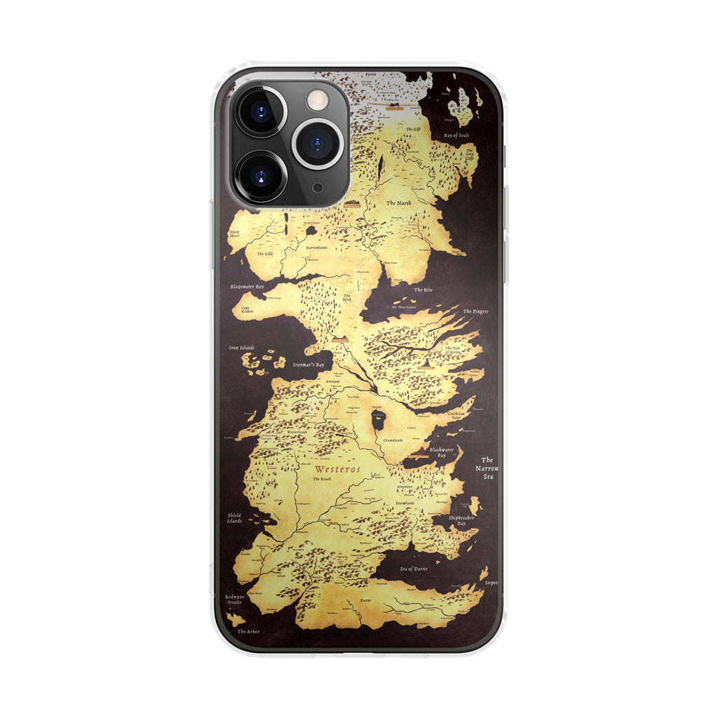 Westeros Map iPhone 11 Pro Max Case
