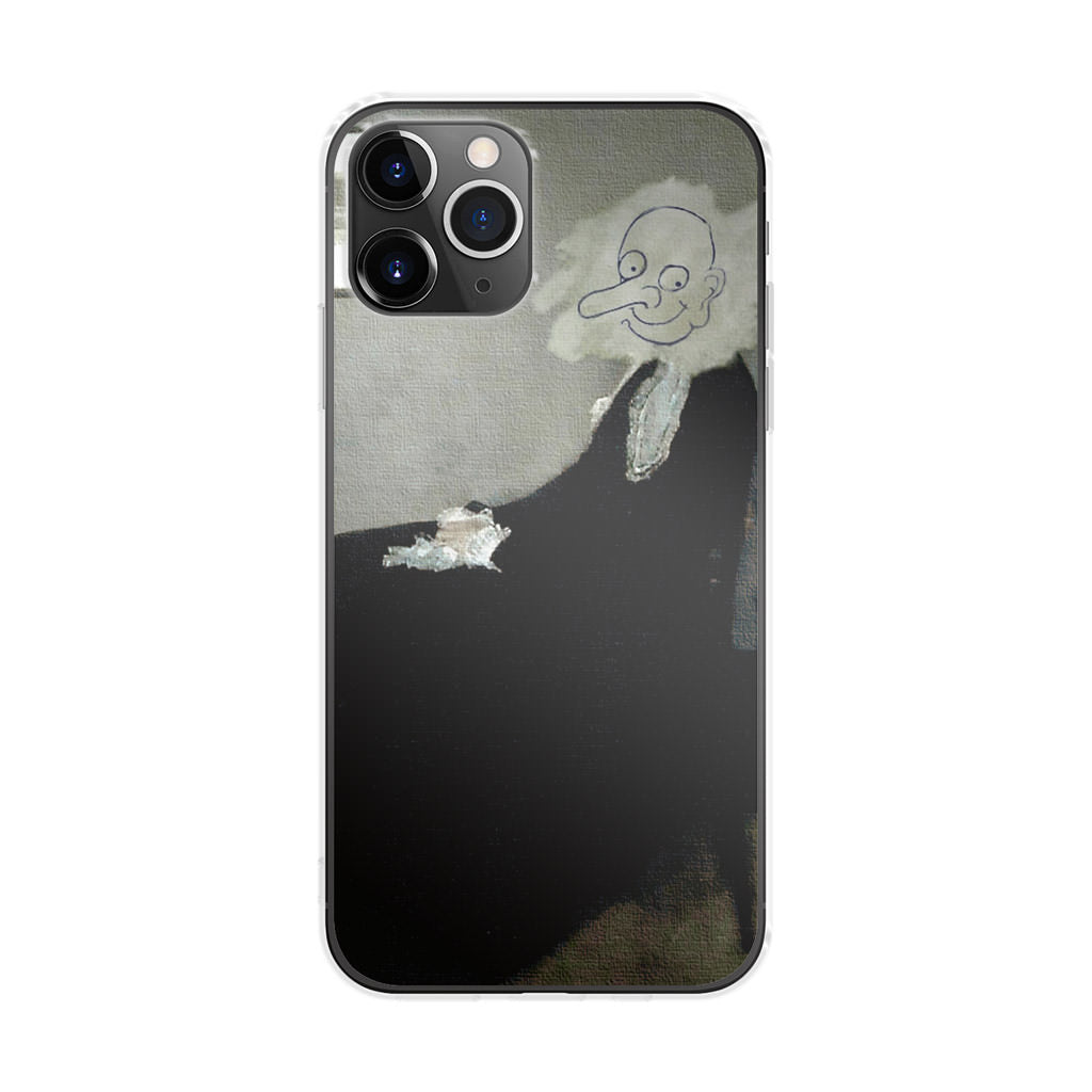 Whistler's Mother by Mr. Bean iPhone 11 Pro Case