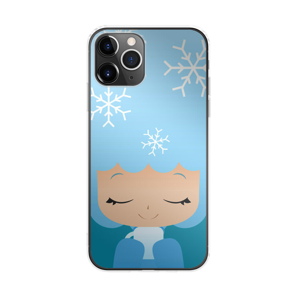 Winter Afro Girl iPhone 11 Pro Case