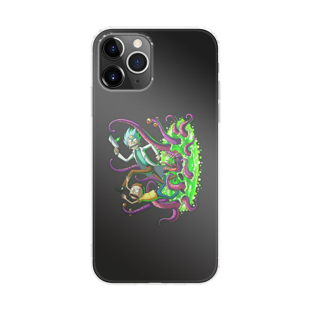 Rick And Morty Pass Through The Portal iPhone 11 Pro Case