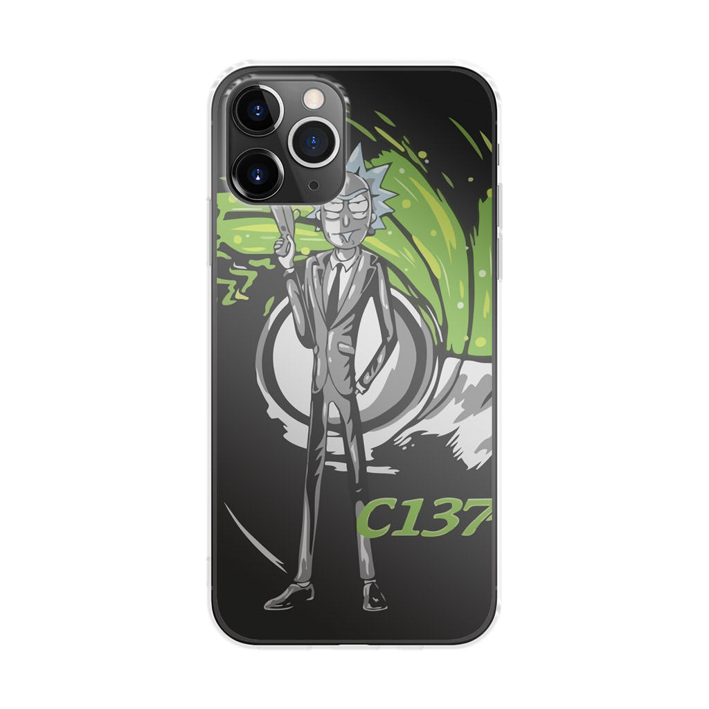 Rick Sanchez Agent C137 iPhone 11 Pro Max Case