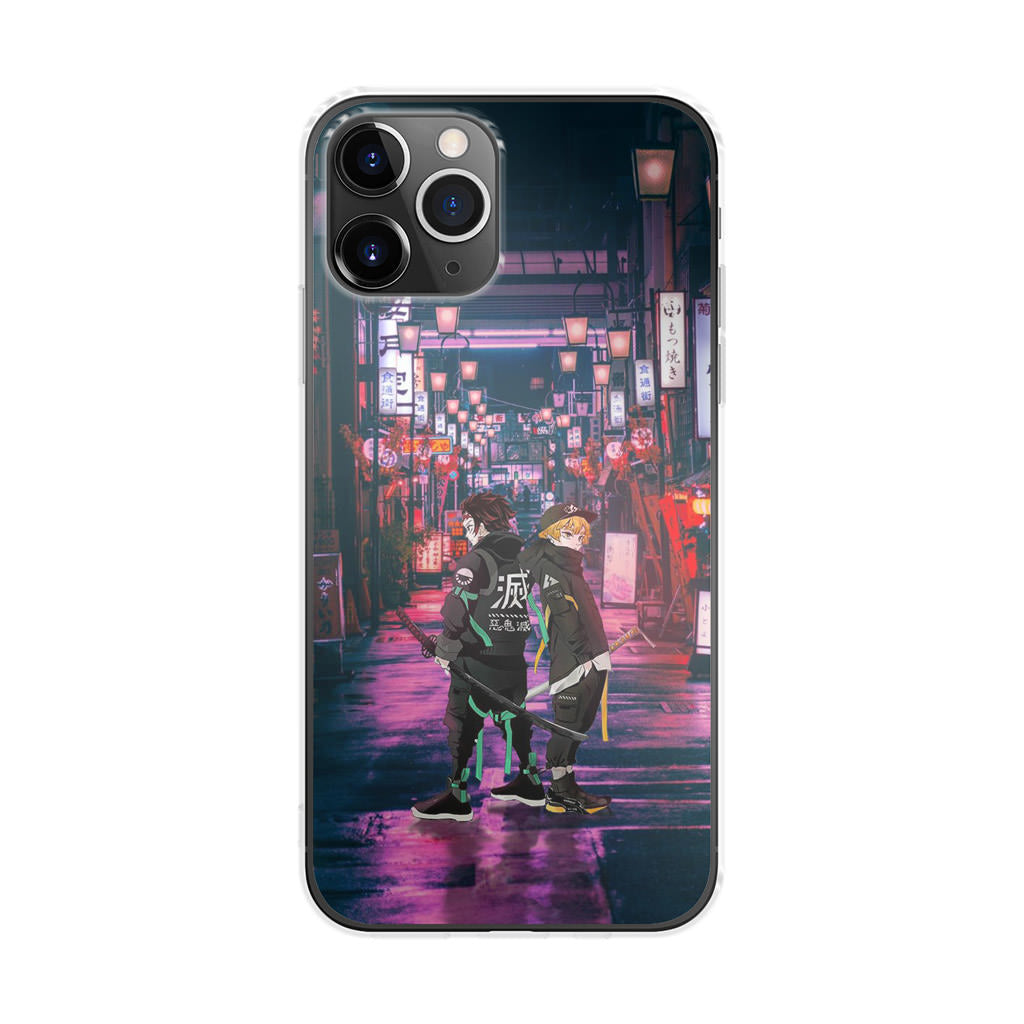 Tanjir0 And Zenittsu in Style iPhone 11 Pro Case