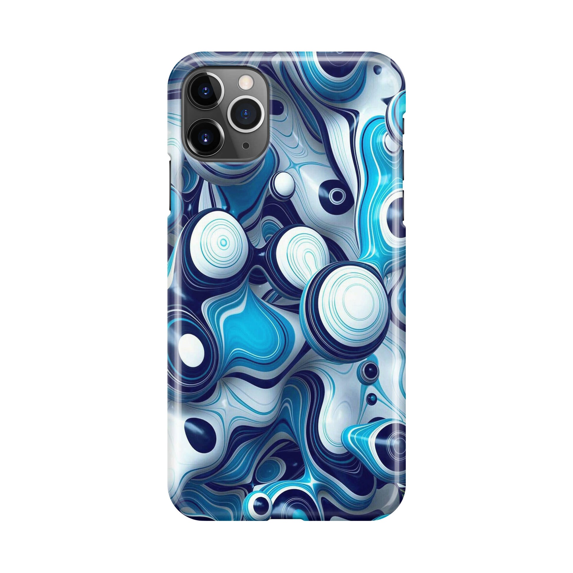 Abstract Art All Blue iPhone 11 Pro Max Case